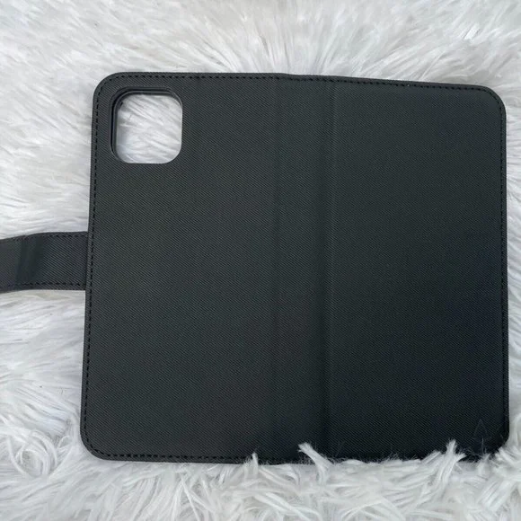 Switch iPhone 11 Pro Max Case Wallet Case Black Book Case LBT Car Vent Holder - Picture 10 of 12